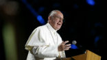 Pope Francis spoke about human rights and the need for stable relationships. Image of Pope Francis spoke about human rights and the need for stable relationships.