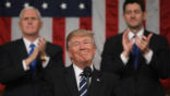 President Trump delivered a triumphant State of the Union speech that earned high approval ratings. Image of President Trump delivered a triumphant State of the Union speech that earned high approval ratings.