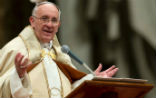 No more than 10 minutes, Pope Francis asked. Image of No more than 10 minutes, Pope Francis asked.