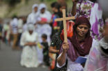 Christian persecution in India is on the rise. Image of Christian persecution in India is on the rise.