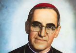 Bl. Oscar Romero was shot while celebrating Mass March 24, 1980. Image of Bl. Oscar Romero was shot while celebrating Mass March 24, 1980.