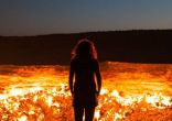 I wasn't expecting that we would be standing on the edge of hell. Image of I wasn't expecting that we would be standing on the edge of hell.