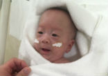 The baby boy was born at the Keio hospital in Tokoyo. Image of The baby boy was born at the Keio hospital in Tokoyo.