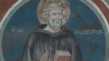 St. Benedict has been invoked for the protection of homes for centuries. Image of St. Benedict has been invoked for the protection of homes for centuries.