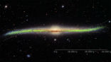 An map of the Milky Way galaxy reveals it is warped, instead of flat as often depicted in textbooks. Image of An map of the Milky Way galaxy reveals it is warped, instead of flat as often depicted in textbooks.