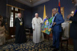 Pope Francis in Mauritius Image of Pope Francis in Mauritius