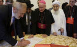 Representatives of the Abrahamic religions sign a declaration on end of life issues at the Vatican Oct 28 2019 Credit Vatican Media Image of Representatives of the Abrahamic religions sign a declaration on end of life issues at the Vatican Oct 28 2019 Credit Vatican Media