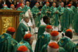 Pope Francis opened the Synod for the Bishops of the Amazon on Sunday, Oct. 6, 2019. Image of Pope Francis opened the Synod for the Bishops of the Amazon on Sunday, Oct. 6, 2019.