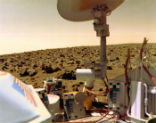 The Viking lander performed an experiment to search for signs of life on Mars. The affirmative results were dismissed, but new evidence suggests they should not have been. Image of The Viking lander performed an experiment to search for signs of life on Mars. The affirmative results were dismissed, but new evidence suggests they should not have been.