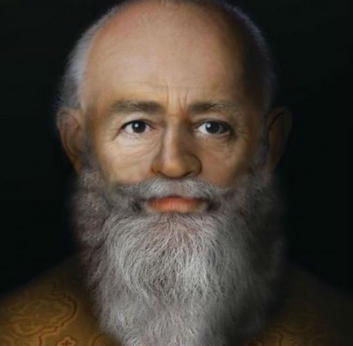 The true face of St. Nicholas. The true face of St. Nicholas.