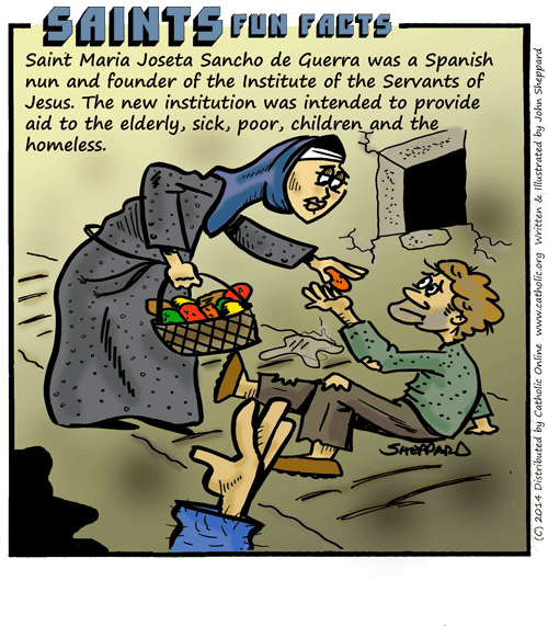 St. Maria Josefa Sancho de Guerra Fun Fact Image