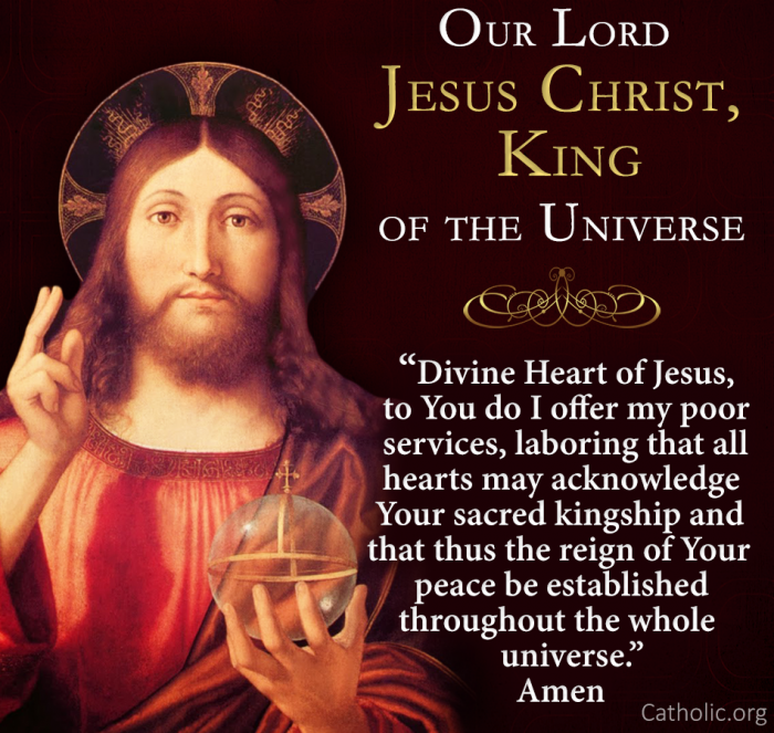 The Feast of Christ the King