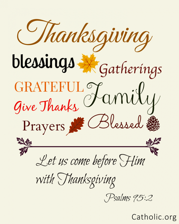 Thanksgiving blessings