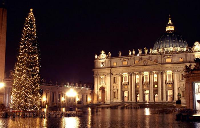 The Vatican's Christmas tree is also known as Saint Peter's Christmas Tree.