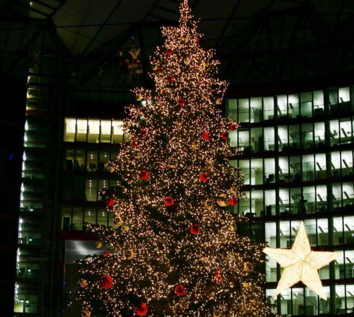 Irish Christmas trees traditionally held wax candles, and today several families still use real candles in place of electric lights!