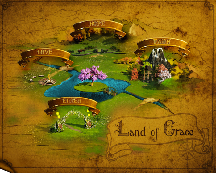A map of Camp Grace from the movie Yellow Day A map of Camp Grace from the movie Yellow Day
