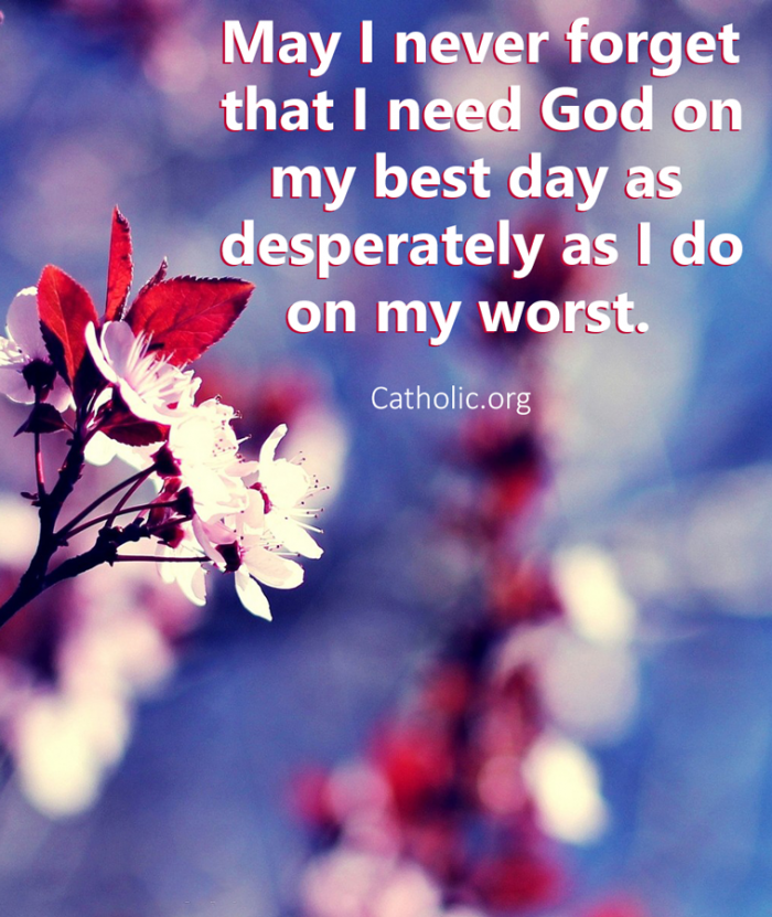 I need God