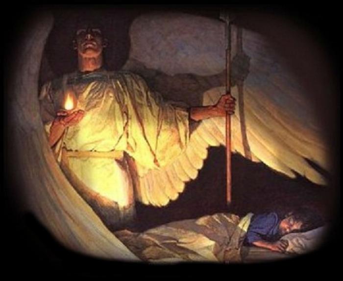 Guardian angels protect us. Guardian angels protect us.