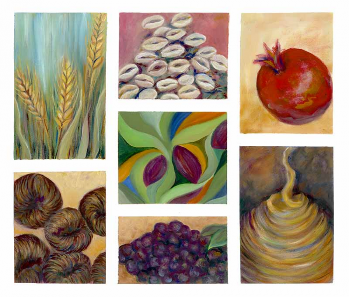 The seven species are often enjoyed during annual celebrations. The seven species are often enjoyed during annual celebrations.