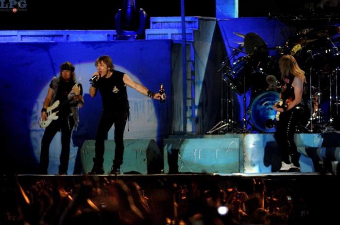 Iron Maiden on stage Iron Maiden on stage