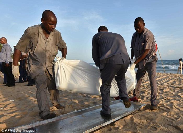 Fourteen tourists and two security forces personnel were killed. The four terrorists were eventually killed. Fourteen tourists and two security forces personnel were killed. The four terrorists were eventually killed.