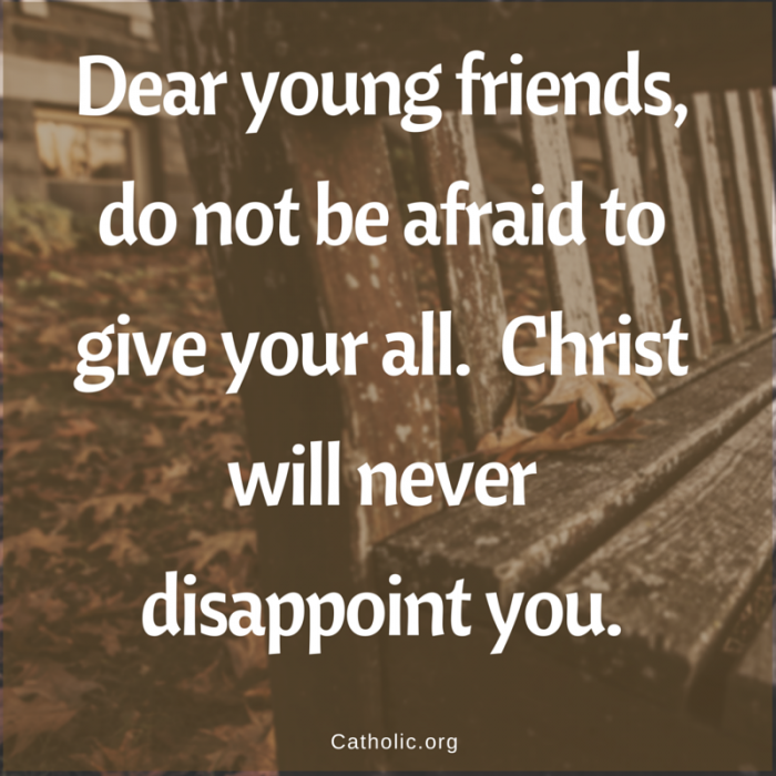 Christ will NEVER disappoint