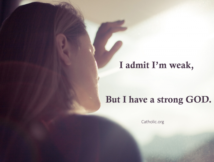  I have a strong God