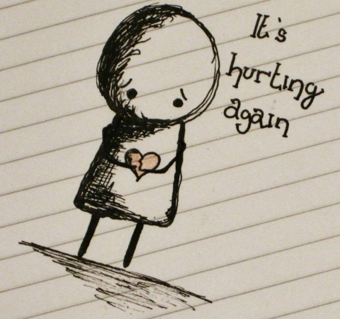 When we hurt, we are vulnerable. When we hurt, we are vulnerable.