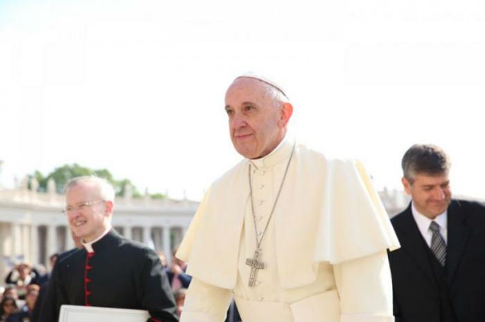 Pope Francis at the Jubilee Audience in St. Peter Pope Francis at the Jubilee Audience in St. Peter