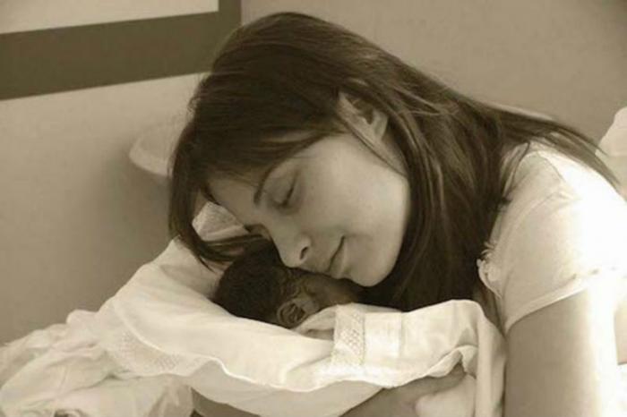 Chiara Corbella Petrillo with her son, Davide. Chiara Corbella Petrillo with her son, Davide.