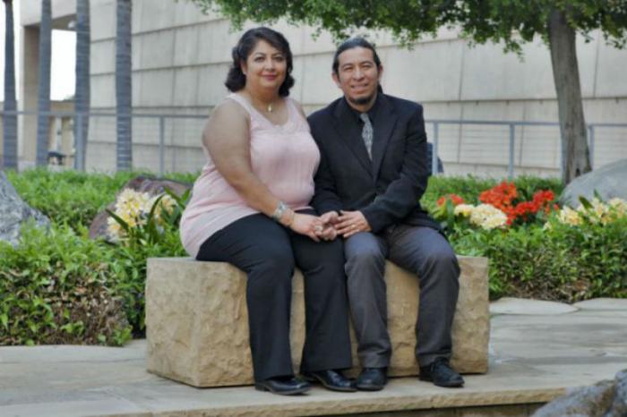 Deacon Tomas Garcia with his wife, Sylvia. Deacon Tomas Garcia with his wife, Sylvia.