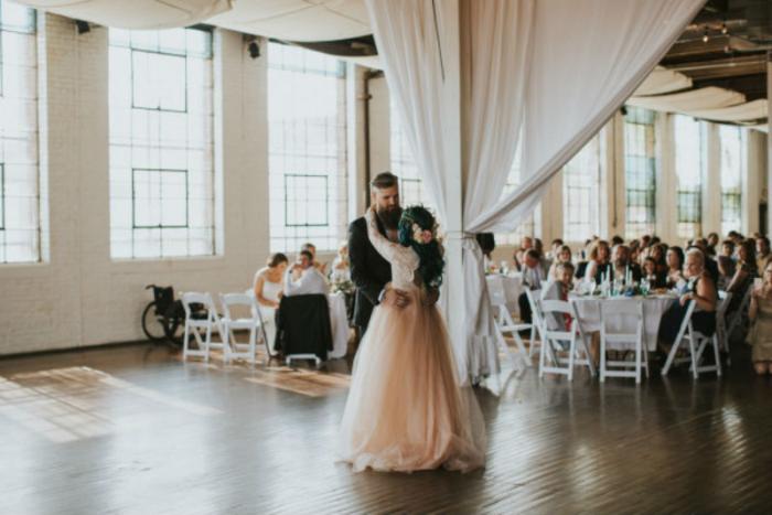 The bride and groom. The bride and groom.