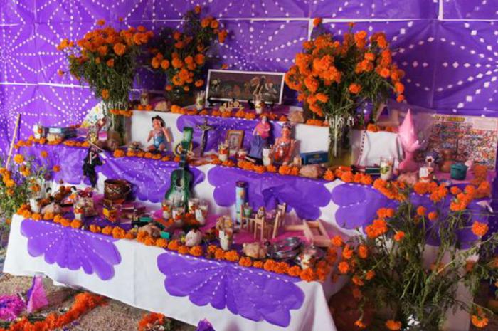 Remember loved ones with a Dia de los Muertos alter this year.