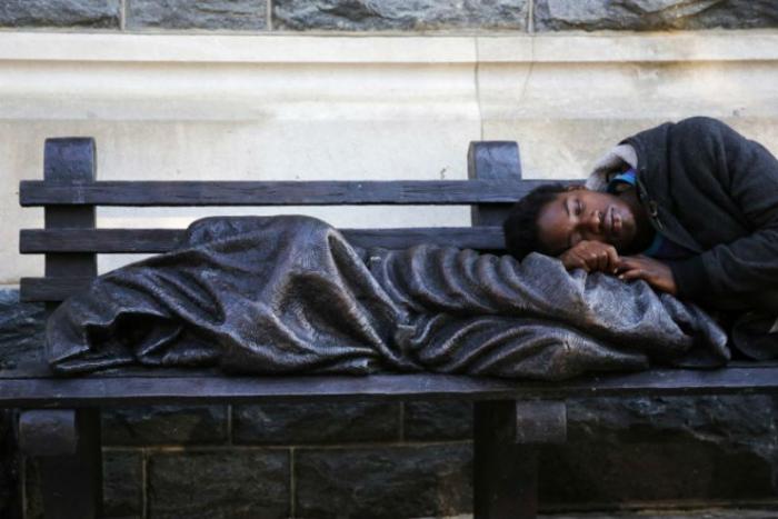 Help the homeless. Help the homeless.