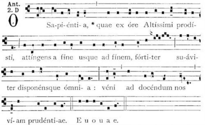 O Sapienta - music notes O Sapienta - music notes