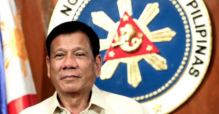 Philippine president Rodrigo Duterte 