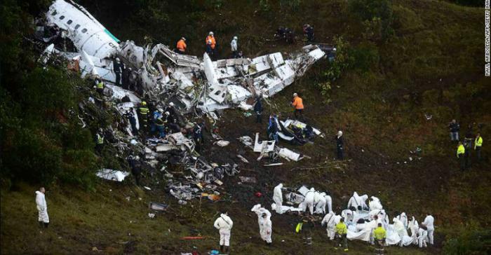 Championship Brazilian soccer team plane crash