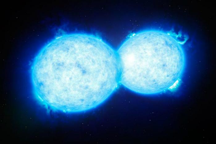 KIC 9832227 is a contact binary, meaning it is actually two stars that orbit one another so close, their atmospheres touch. The pair would look like a peanut rather than two stars. 