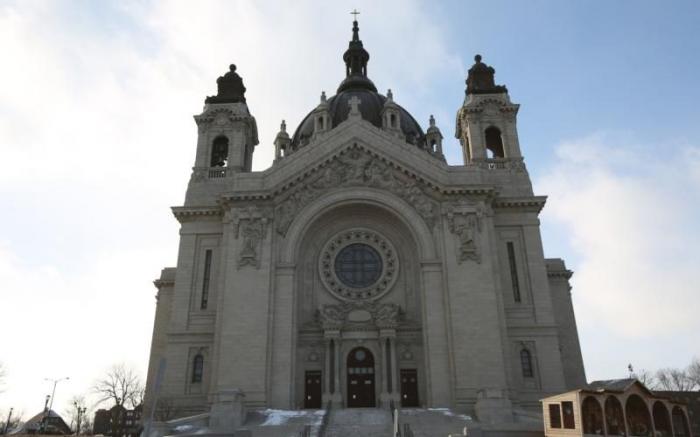 The Cathedral of St Paul in St Paul, Minnesota. The Cathedral of St Paul in St Paul, Minnesota.