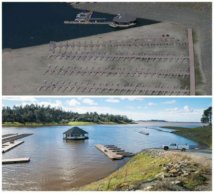 The docks at Brown's Ravine in 2014.