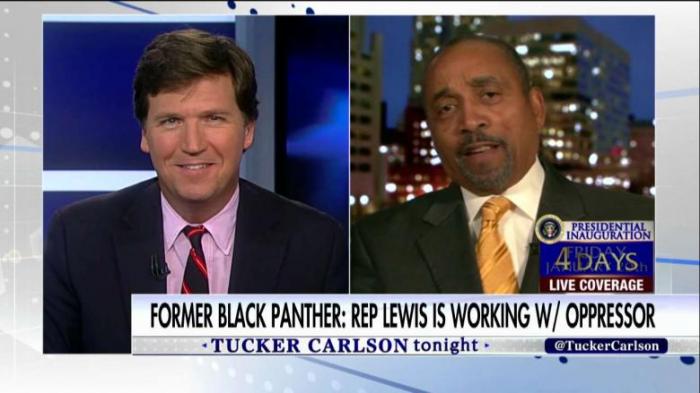 Mason Weaver told Tucker Carlson that John Lewis is working for the oppressor.