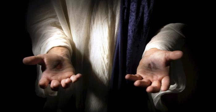 Jesus reaching out Jesus reaching out