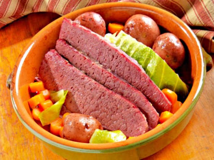 Corned beef and cabbage wraps. Corned beef and cabbage wraps.