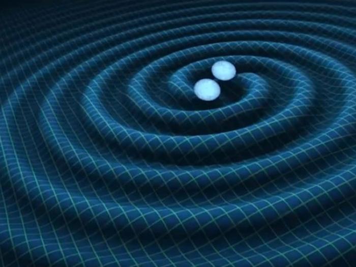 Gravitational waves are thought to be caused by interactions between black holes. These waves can propel other objects through space. 