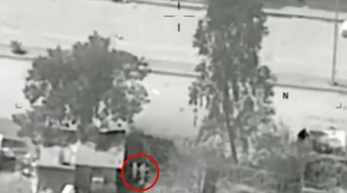 Drone footage reveals ISIS militants using children as human shields. Drone footage reveals ISIS militants using children as human shields.