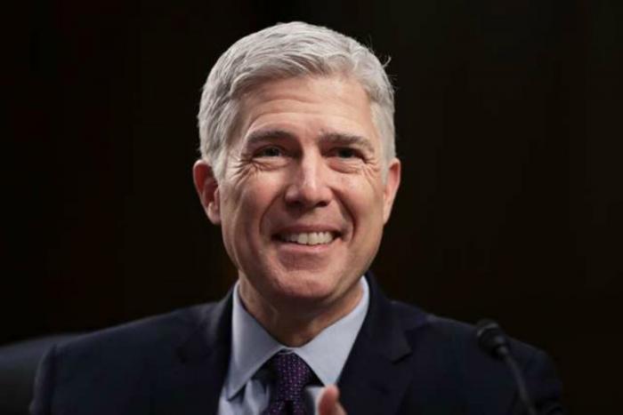 Judge Neil Gorsuch testifies during his Supreme Court confirmation hearing before the Senate Judiciary Committee, March 21, 2017