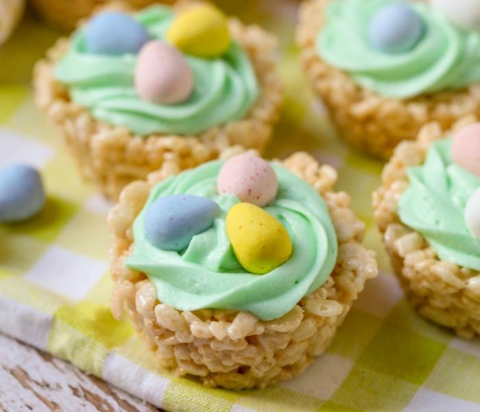 Rice Krispies Easter Cups.