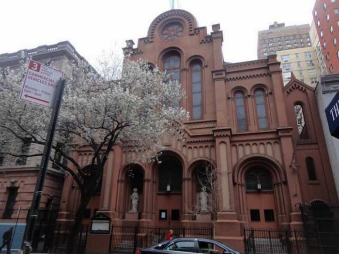 Church of Our Lady of the Scapular-St. Stephen on East 28th Street, one of the shuttered churches.