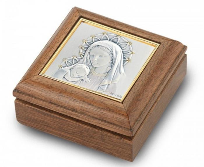 The Madonna and Child keepsake box. The Madonna and Child keepsake box.