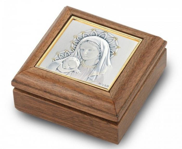 The Madonna and Child keepsake box.